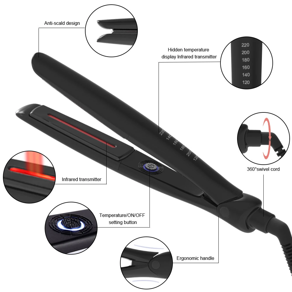 2 in 1 Magic Styling Hair Tools Best Hair Straightener and Curler